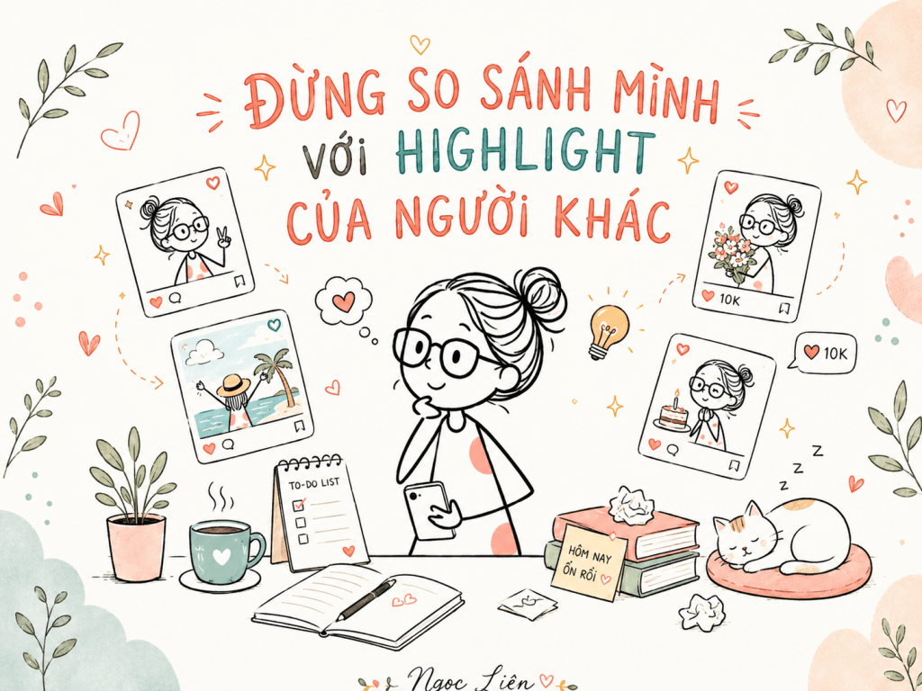 ĐỪNG SO SÁNH MÌNH VỚI NGƯỜI KHÁC TRÊN MẠNG XÃ&nbsp;HỘI