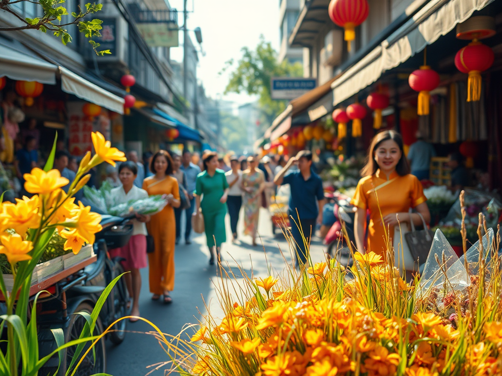 XUÂN VỀ TRÊN&nbsp;PHỐ