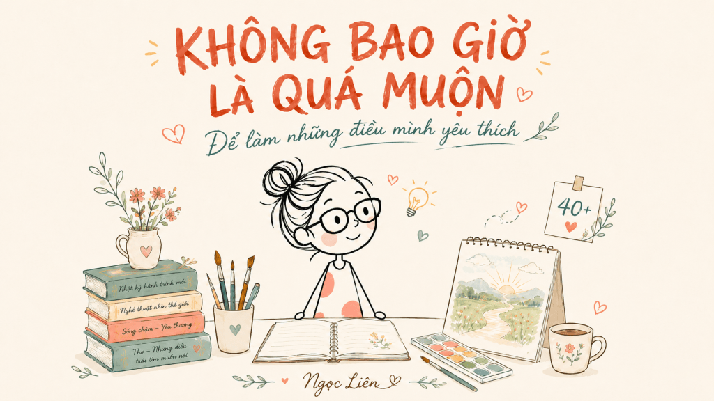 KHÔNG BAO GIỜ LÀ QUÁ&nbsp;MUỘN