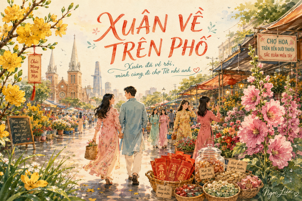 XUÂN VỀ TRÊN&nbsp;PHỐ